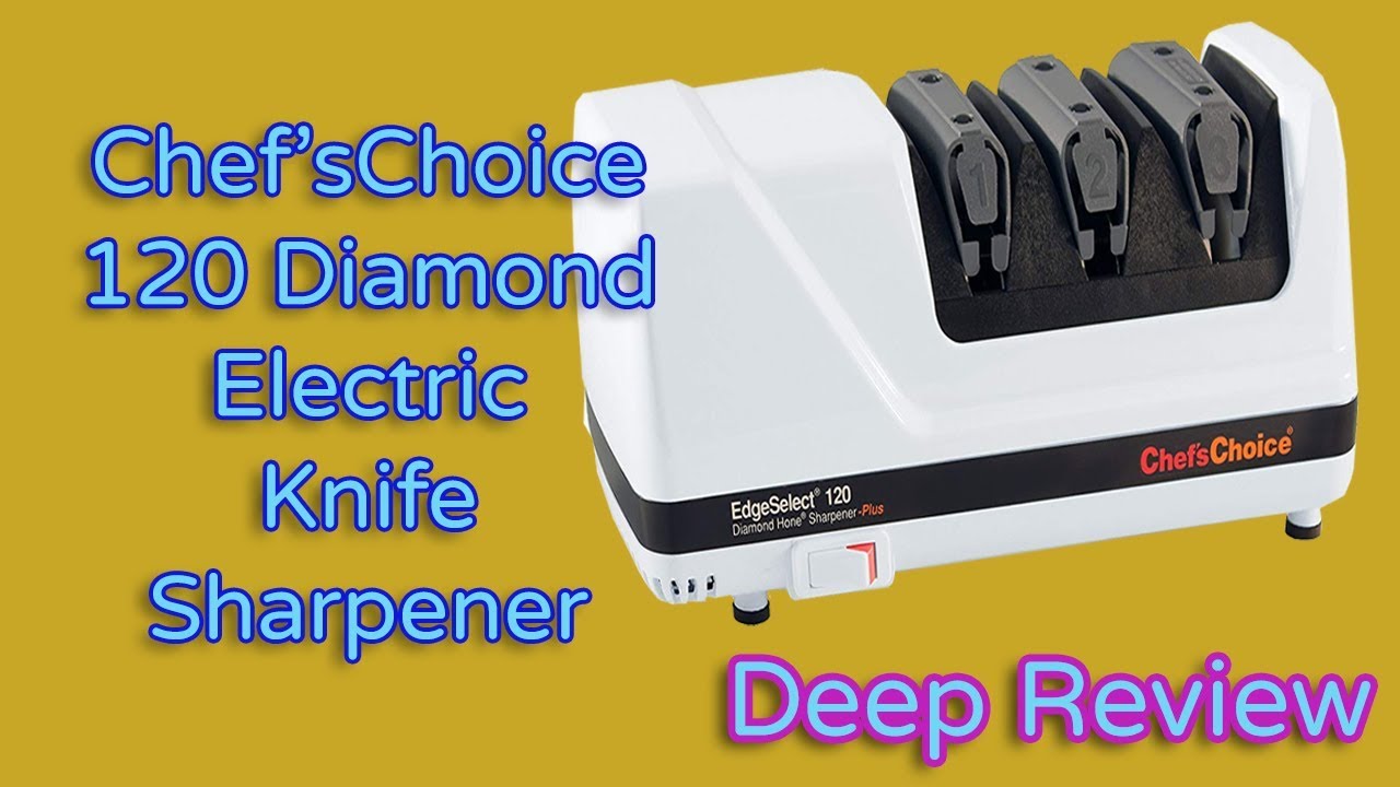 Chef'sChoice Diamond Hone Edgeselect Plus Knife Sharpener #120 in the  Sharpeners department at