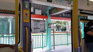 輕鐵614號線列車關門(1025+1035)