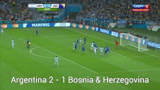 World Cup 2014 All Goals Part 6 - Group F