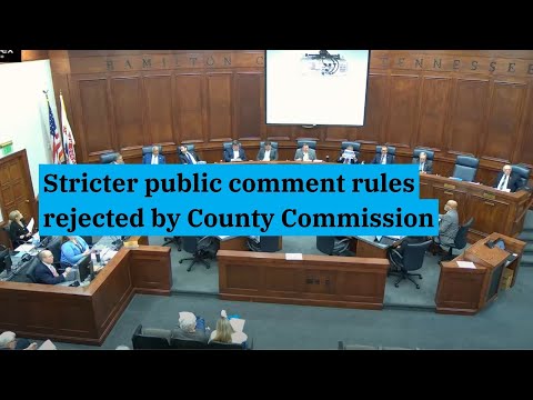 Stricter public comment rules rejected at County Commission