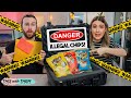 WARNING! Trying Illegal Chip Flavours!! ⚠😱 - This With Them