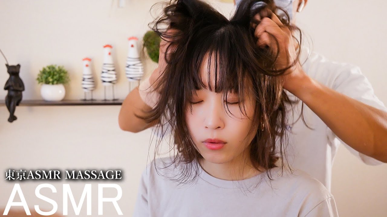 ⁣ASMR 眠りを誘う首肩のマッサージ | Neck and shoulder massage to help you sleep