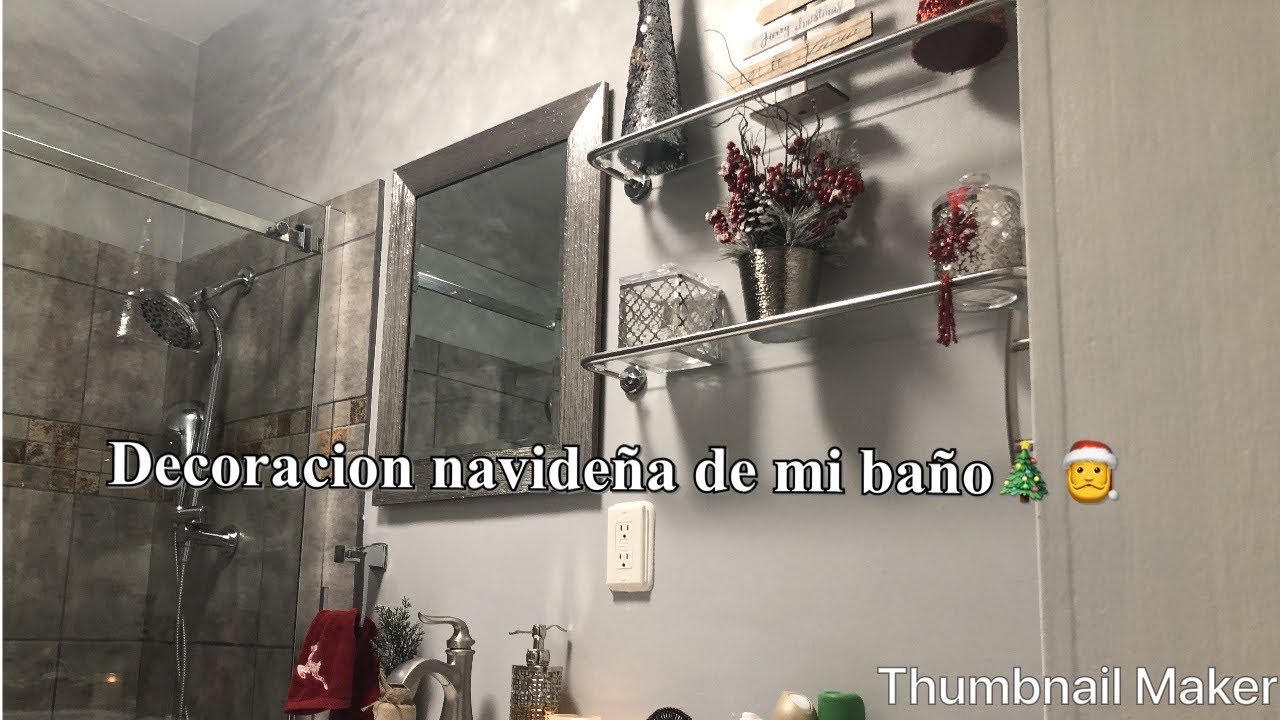 Decoración de navidad del baño 🎄🎅 - YouTube