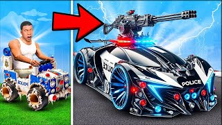 VYLEPŠUJI $1 na $1,000,000 POLICEJNÍ AUTO ! (GTA 5)