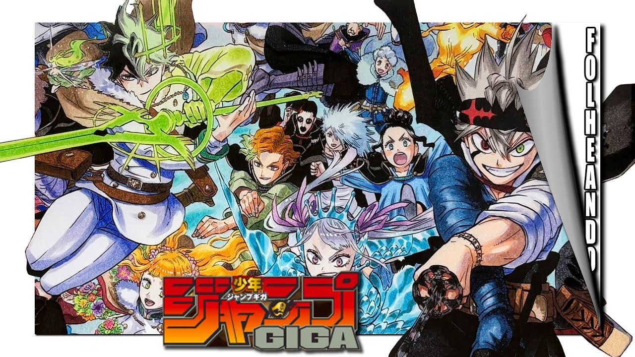 10 anos de BLACK CLOVER I Jump GIGA Summer 2025 - Folheando!