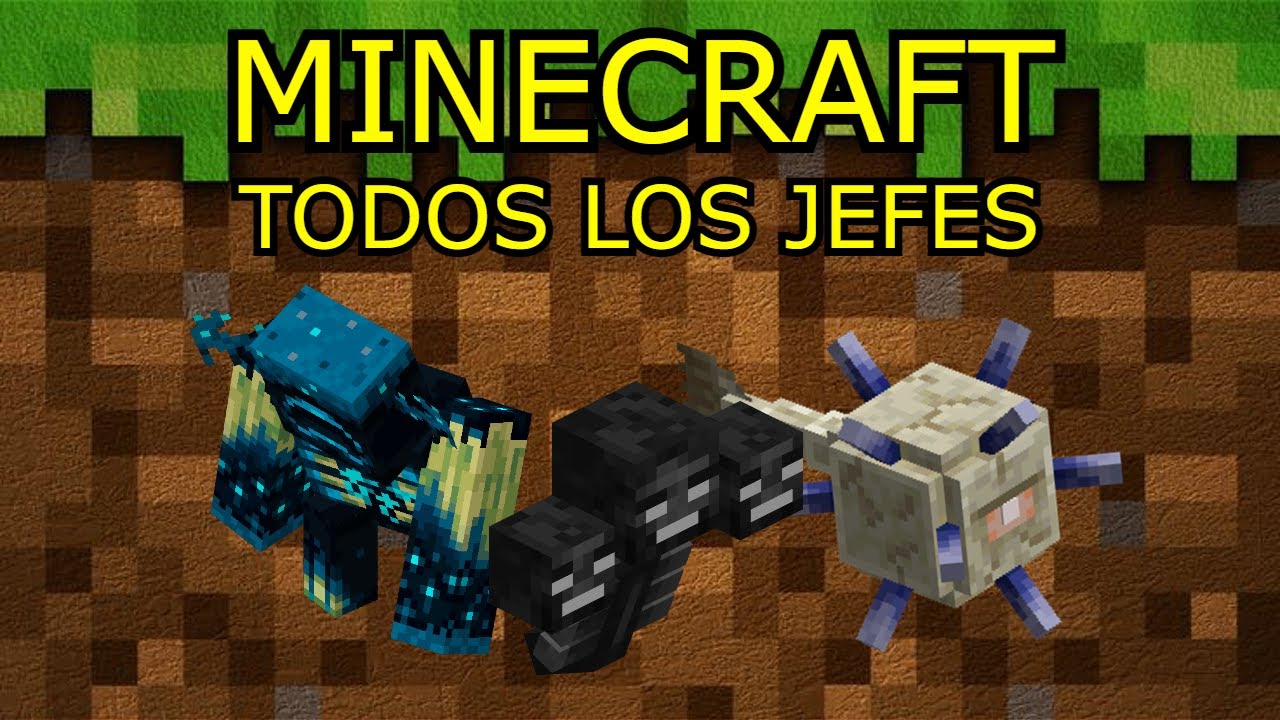 Jefes Mod Minecraft Todos los jefes y mini jefes - MINECRAFT | Pixel Brix - YouTube