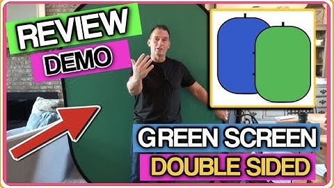 Neewer Chromakey Backdrops, Double Sided REVIEW DEMO