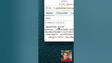 Viewing CSS specificity in DevTools (new in Chrome 115!)
