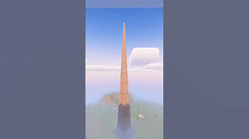 طريقة بناء أكبر برج في ماين كرافت 