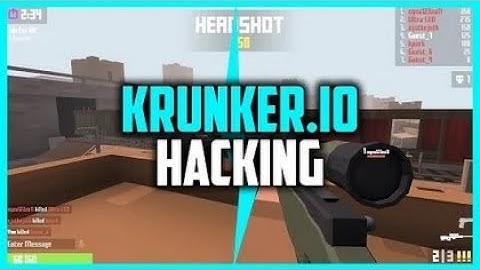 I FOUND A HACKER IN KRUNKER.IO!!!