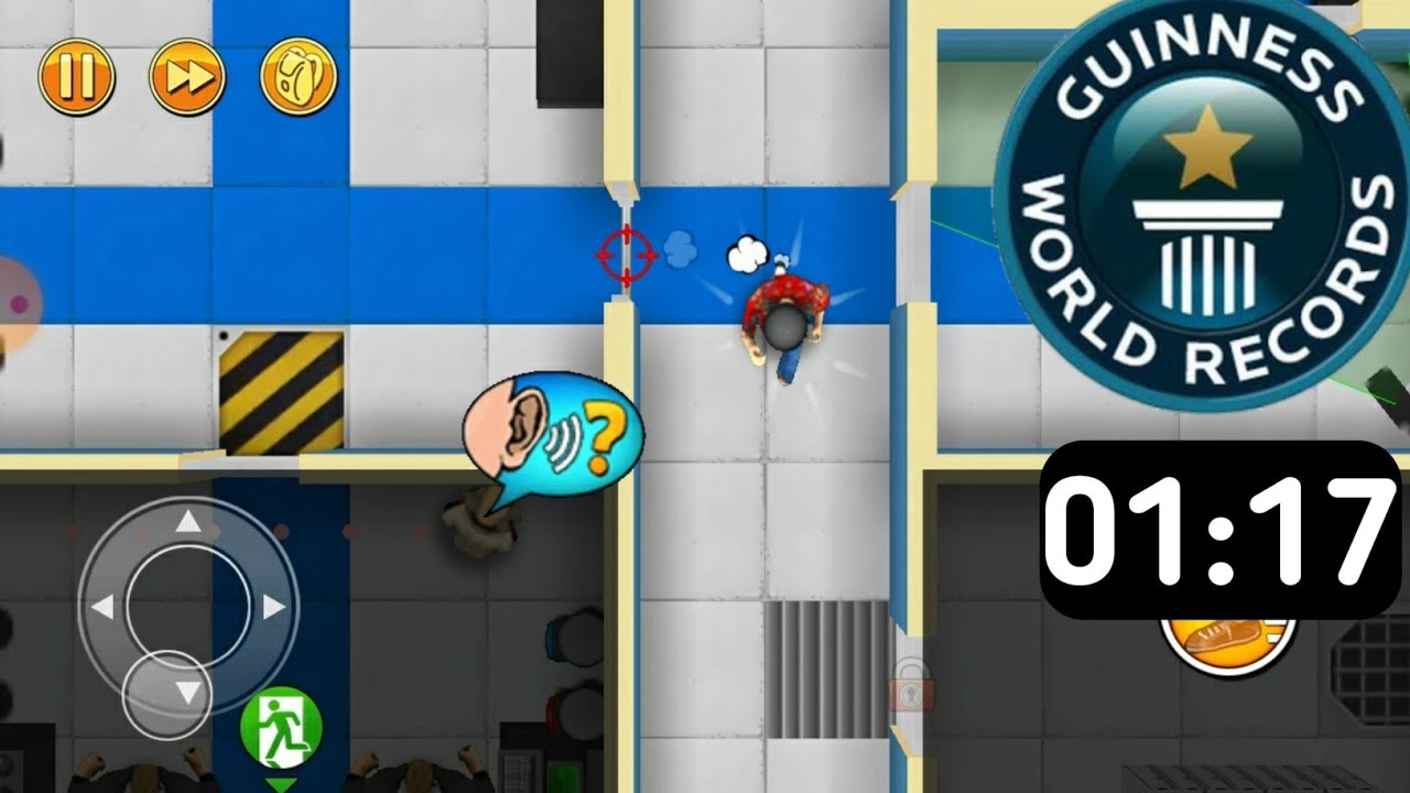 Fastest run World record in Robbery Bob | Husthar Yt