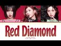 MISAMO Red Diamond Lyrics (Color Coded Lyrics)