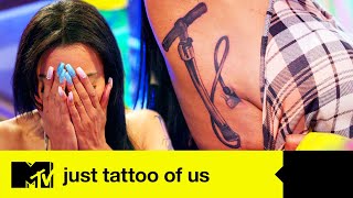 This Model Is In Tears After Bike Pump Boob Job Tattoo | Just Tattoo Of Us 5
