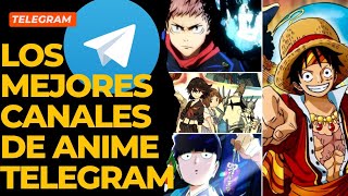 Mejores canales de Telegram para ver anime gratis