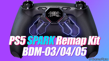 How to Install PS5 Controller SPARK 4 Paddles Kit - BDM 030/040/050 - eXtremeRate