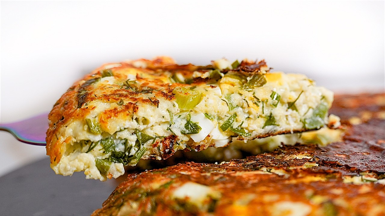 ЕМ и ХУДЕЮ! СУПЕР полезный и питательный ЗАВТРАК! Лепешка с творогом, яйцами и сыром!