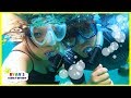 Snorkeling Underwater for the first time in Hawaii with Ryan's Family Review!!!