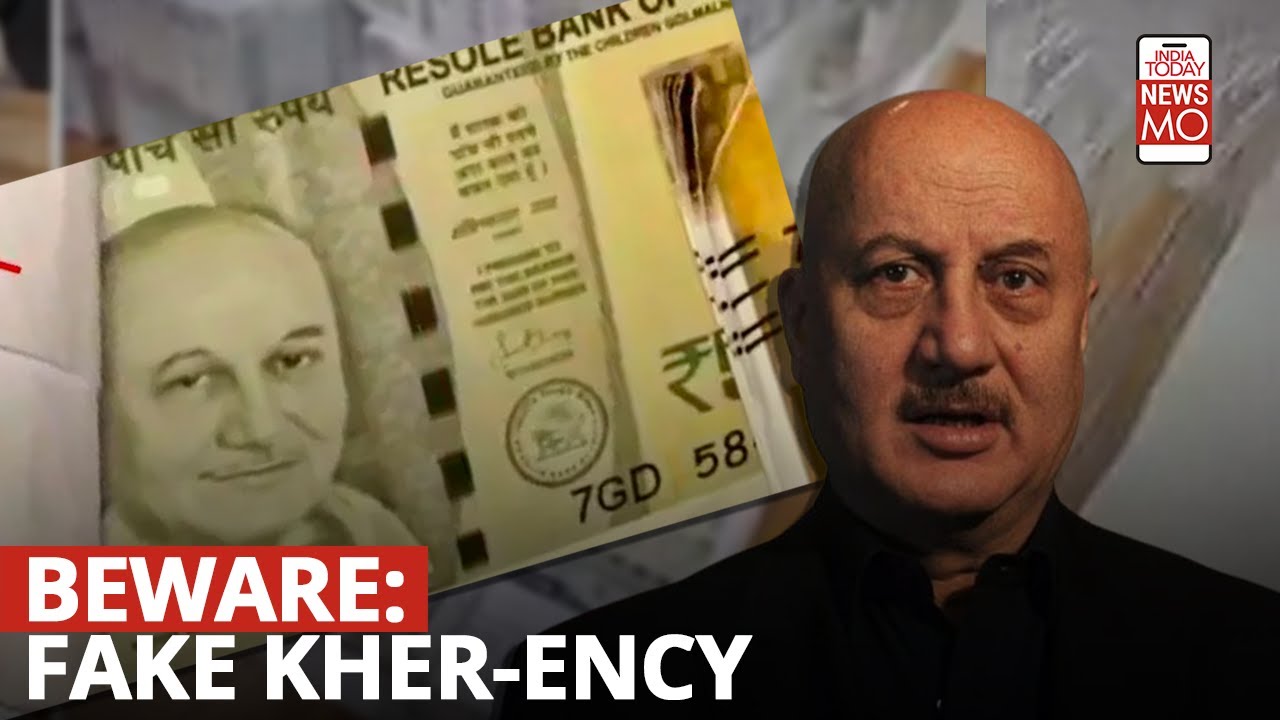 Gujarat's Fake Currency Note With Anupam Kher's Picture: How