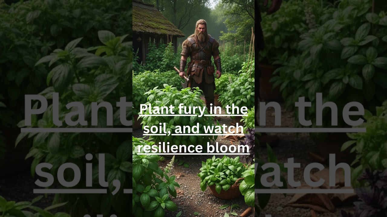 Plant fury in the soil, and watch resilience bloom