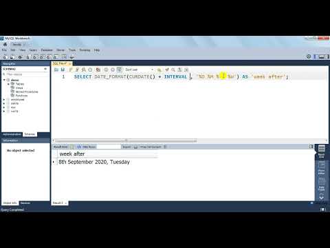MySQL Temporal Operator INTERVAL || (Visit description for more info)