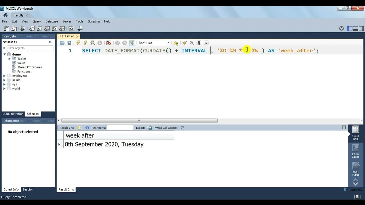MySQL Temporal Operator INTERVAL || (Visit description for more info ...