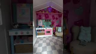 We had the absolute joy of creating this custom cubby house for Paris Hilton’s little ones