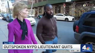 Outspoken lieutenant quits after suing NYPD for discrimination | NBC New York