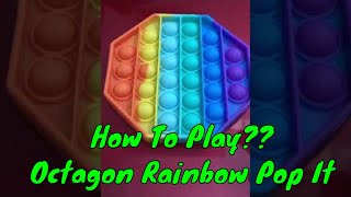 Cara Bermain Pop It | Octagon Pop It | Pop It Persegi Delapan | Trik PopIt | Rainbow Popit