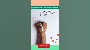 Rational Square Roots Simplification Math Question #rational #simplification #maths #shorts