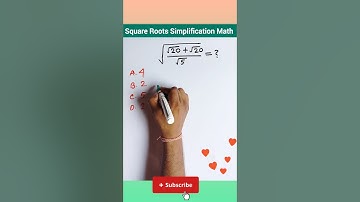 Rational Square Roots Simplification Math Question #rational #simplification #maths #shorts