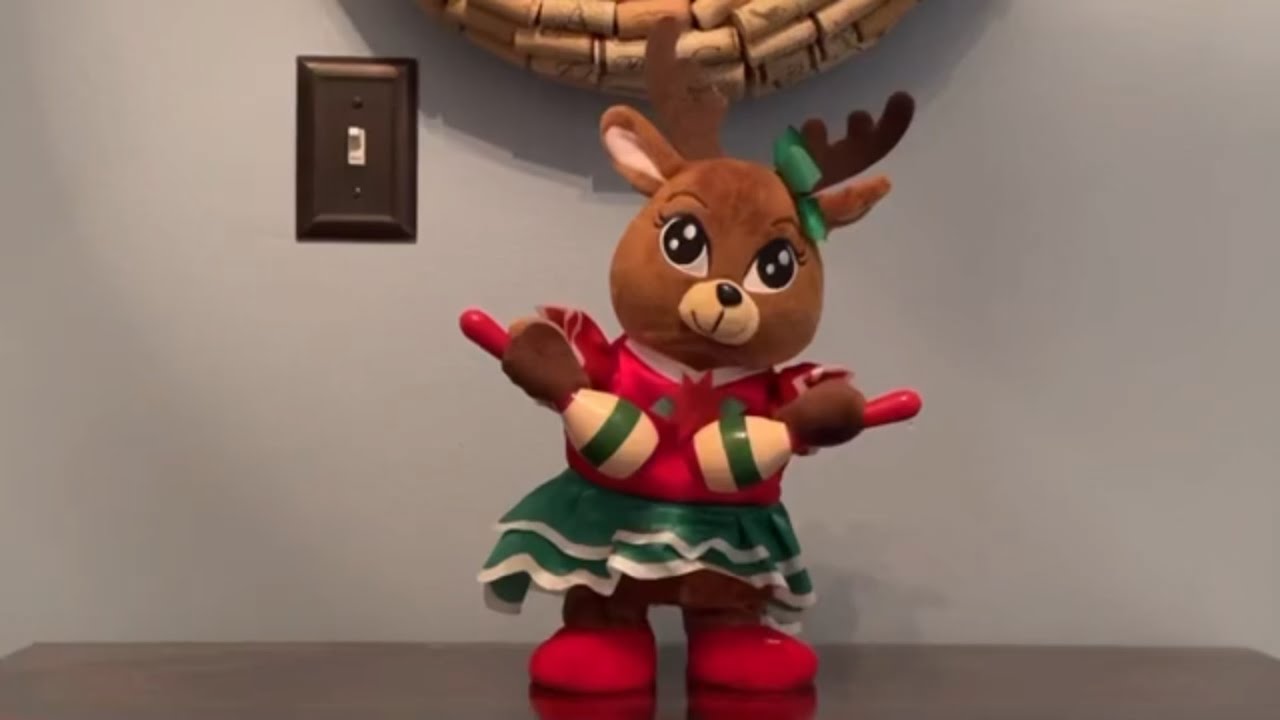 What’s Inside? Salsa reindeer with maracas by Gemmy YouTube