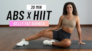 30 Min Abs & Hiit Cardio Workout - Belly Fat Burner At Home, No Equipment