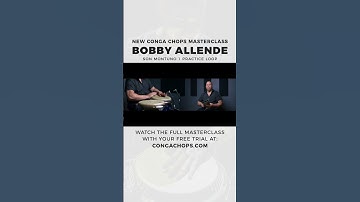 Bobby Allende Grooving on Congas and Bongó | CongaChops.com Masterclass