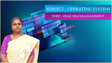 LEC31| Operating Systems | Swap, Space Management by Mrs. P. Nishitha