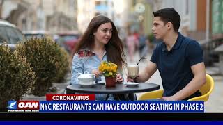 NYC restaurants can have outdoor seating in phase 2 of reopening