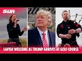 President Trump Travels to Scotland to Cut Ribbon for New Golf Course in Aberdeen #TheRedpill #Politics