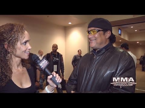 UFC 126: Steven Seagal Says He Taught Anderson Silva "That Kick"