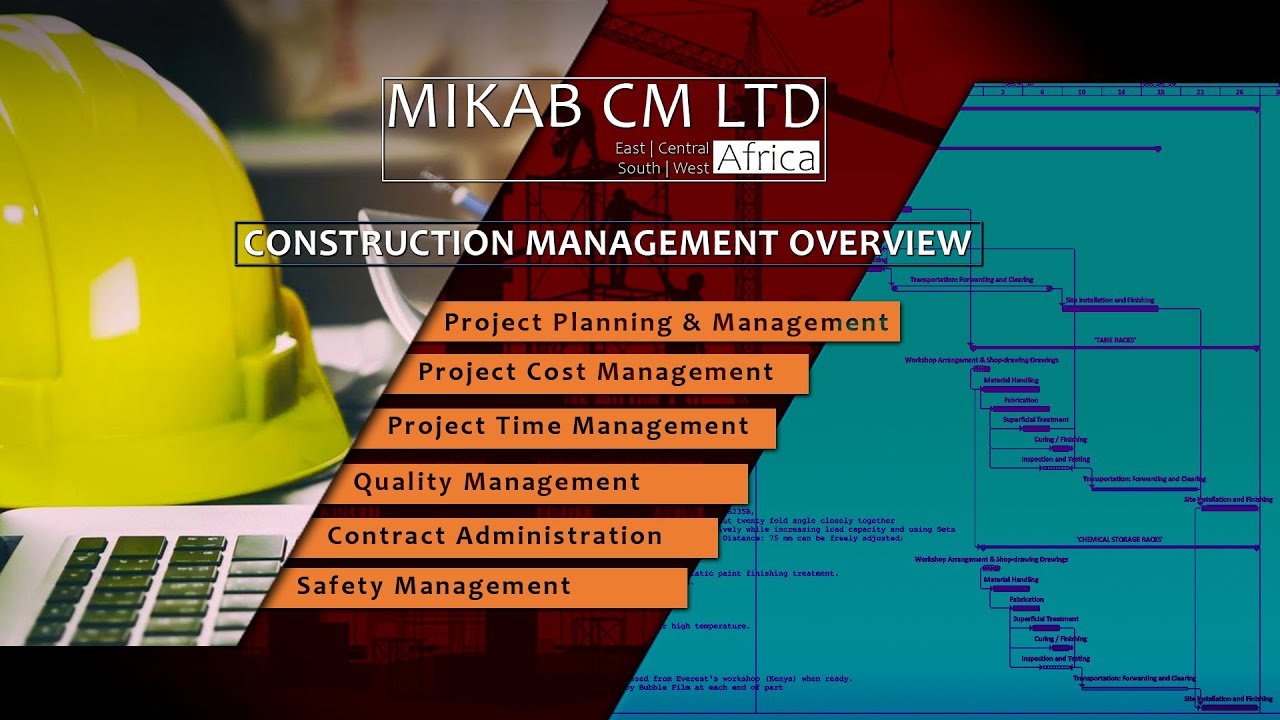 MIKAB’S CONSTRUCTION MANAGEMENT: Planning | Cost | Time | Quality | Contract | Safety 