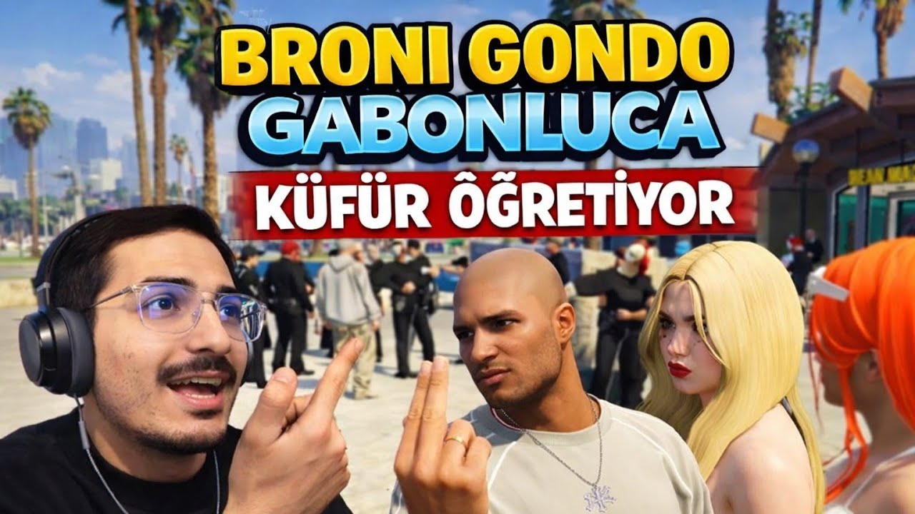 Broni Gondo Gabonluca küfür öğretiyor | Knglrp 