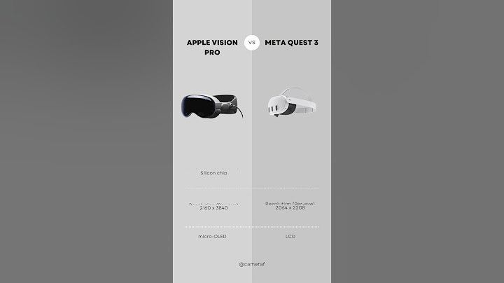 Apple Vision Pro vs Meta Quest 3 Comparison!