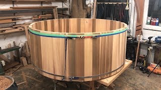 WOODWORKING, MAKING A CEDAR HOT TUB Part 1!!!