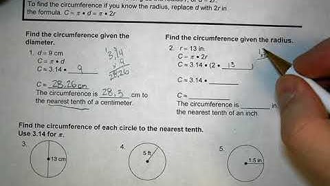 9.2 Finding Circumference