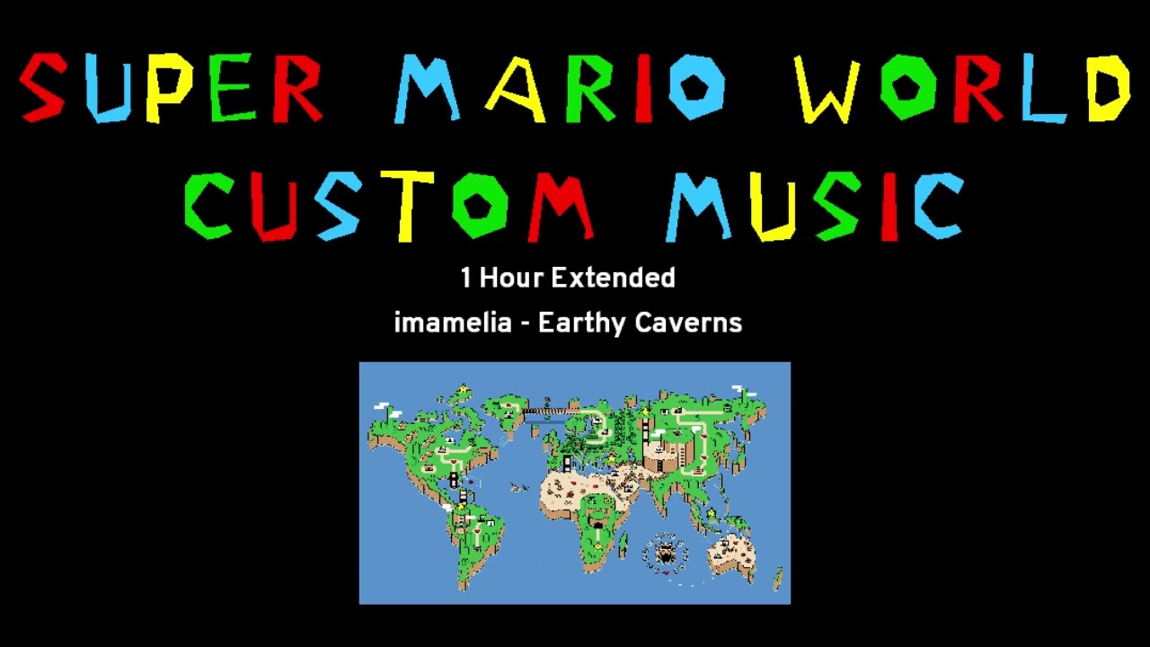 Super Mario World Custom Music - imamelia - Earthy Caverns (1 Hour Extended)