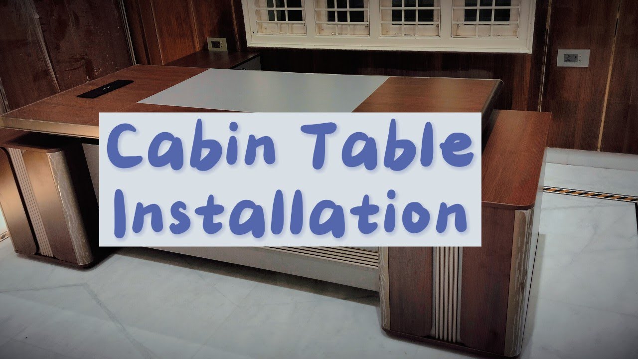 Cabin table installation | furniture installation. #interiordesign # ...