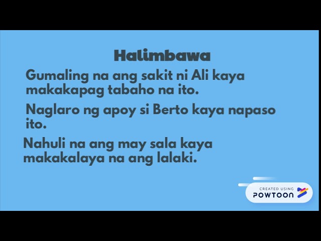 Pangungusap Na May Pangatnig Na Sapagkat - upang saan