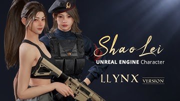 UE Techwear Military Female Character ｜ Llynx Showcase