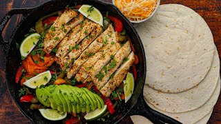 How To Make Chicken Fajitas | Easy, Healthy Dinner Idea