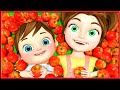 Пять красных яблок | Развивающие мультфильмы и песенки для детей - Banana Cartoon Preschool