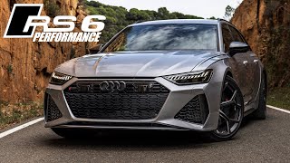 2024 AUDI RS6 PERFORMANCE V8TT 630HP - Florett silver - Details, sounds, accelerations, drifts!