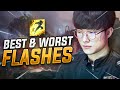 Top 50 Best & Worst FLASHES In Pro Play Ever Funny Montage